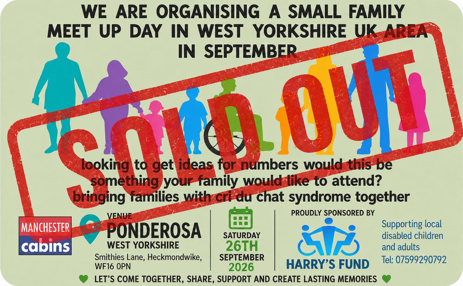 Sold-out Cri du Chat family meet-up in West Yorkshire