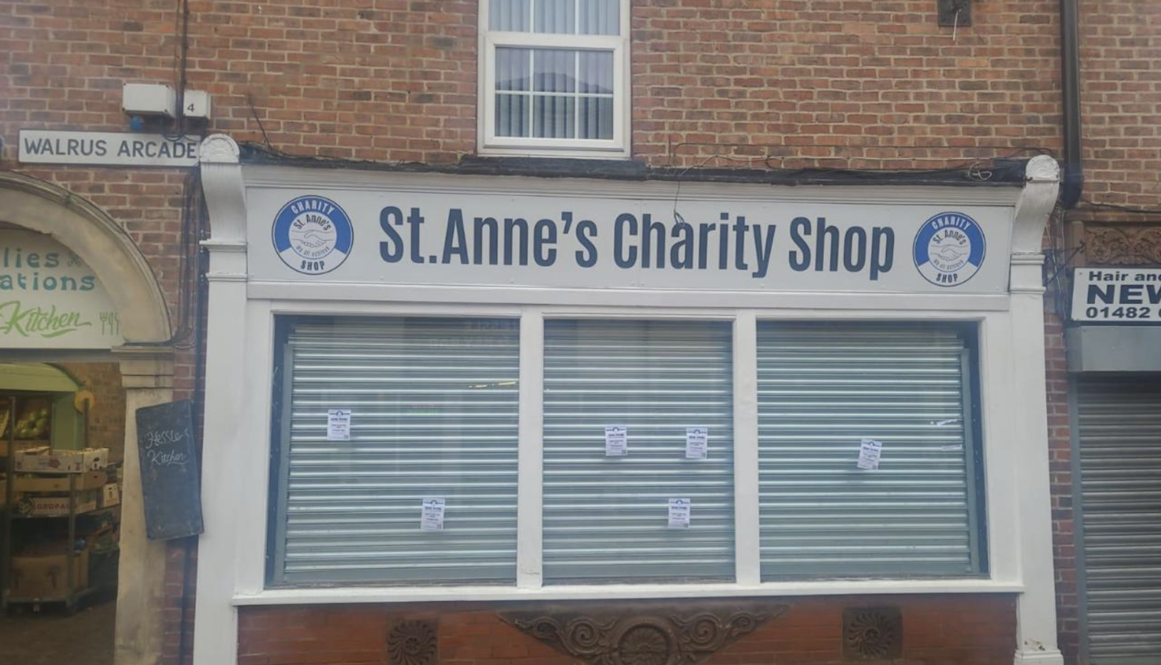 St Anne's charity shop